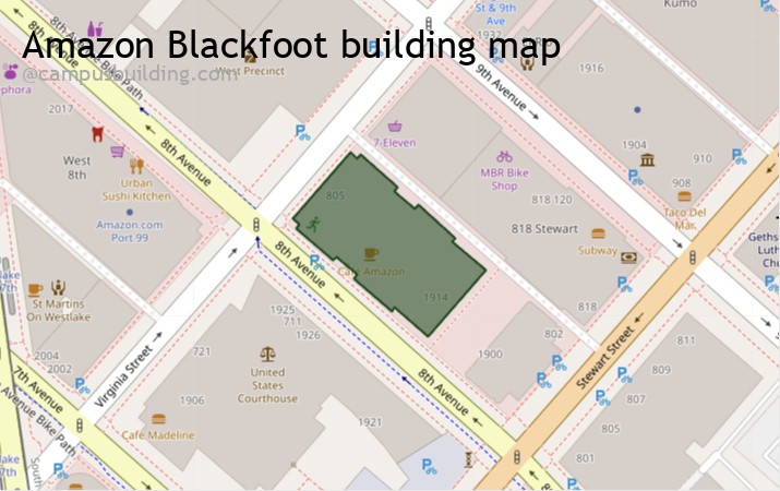 Amazon Blackfoot map