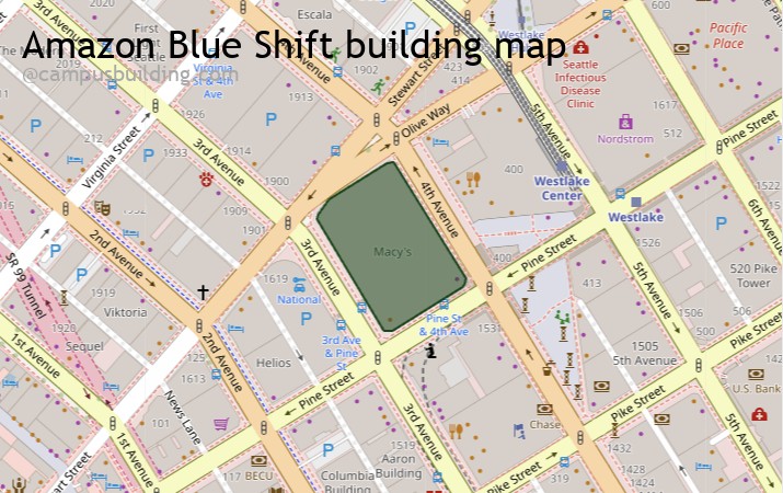 Amazon Blue Shift map