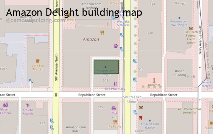 Amazon Delight map