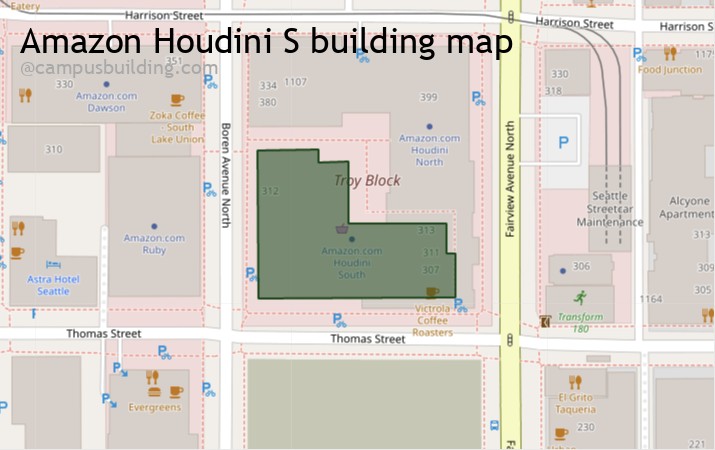 Amazon Houdini S map