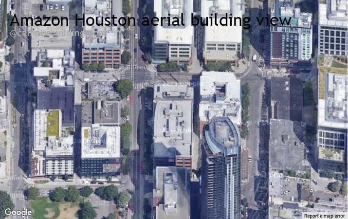 Amazon Houston aerial view