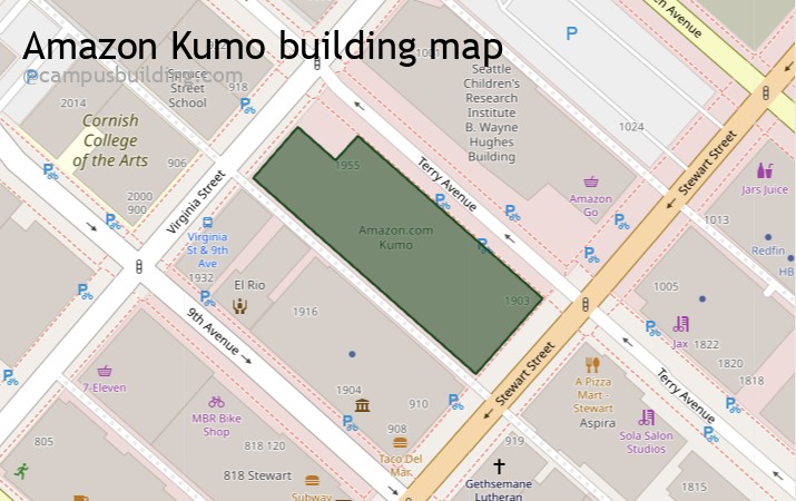 Amazon Kumo map