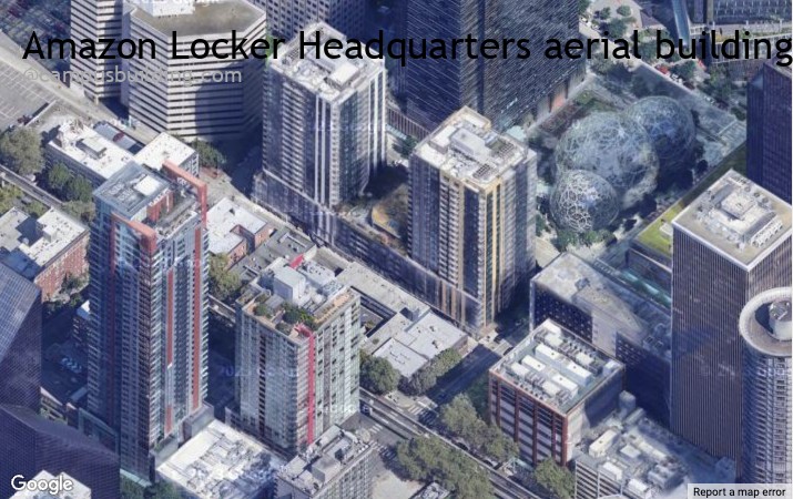 Amazon Locker Headquarters aerial view