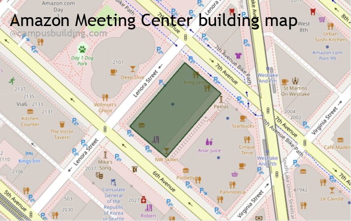 Amazon Meeting Center map