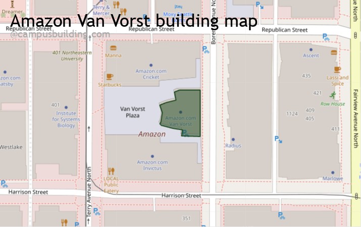 Amazon Van Vorst map