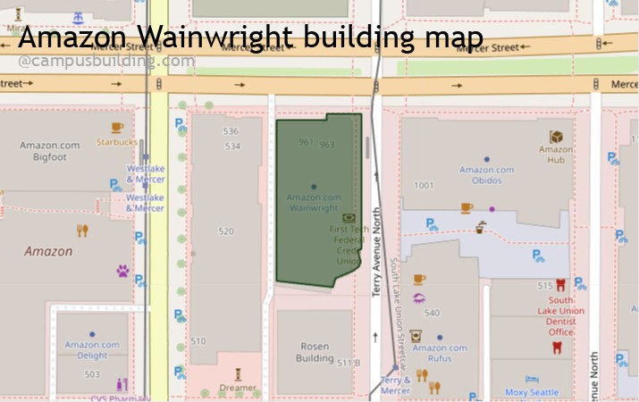 Amazon Wainwright map