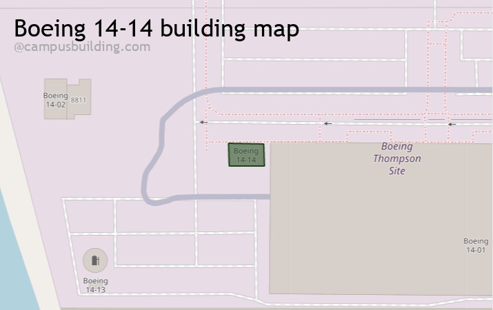 Boeing 14-14 map