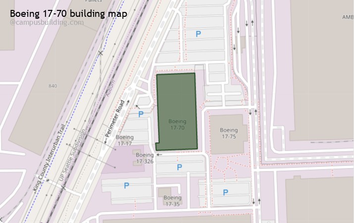 Boeing 17-70 map