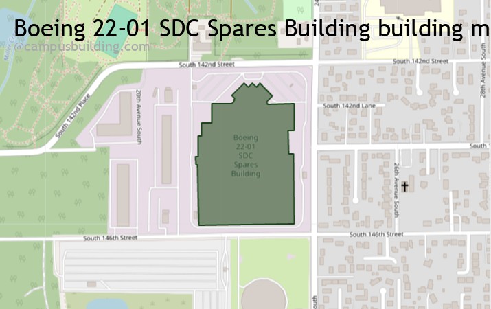 Boeing 22-01 SDC Spares Building map