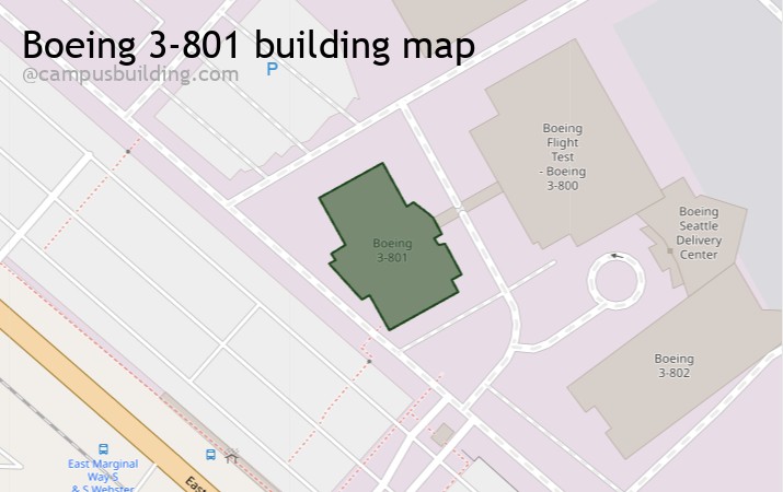 Boeing 3-801 map