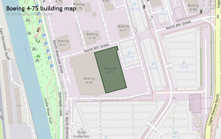 Boeing 4-75 map