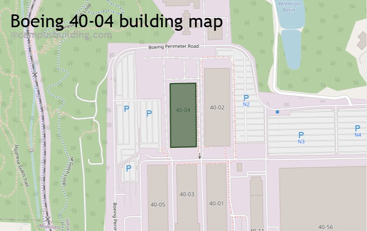 Boeing 40-04 map