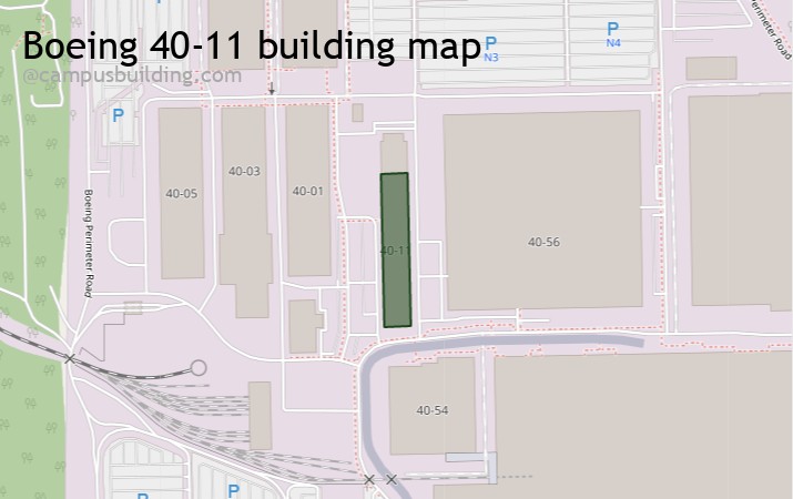 Boeing 40-11 map