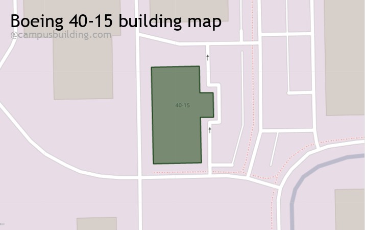 Boeing 40-15 map