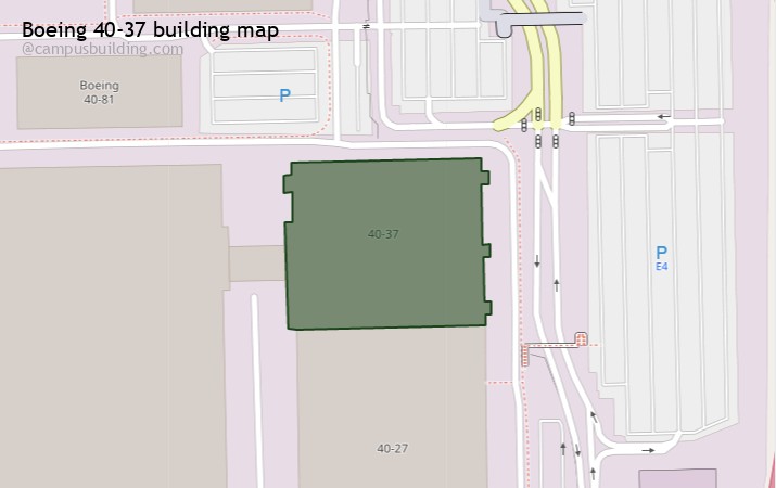 Boeing 40-37 map