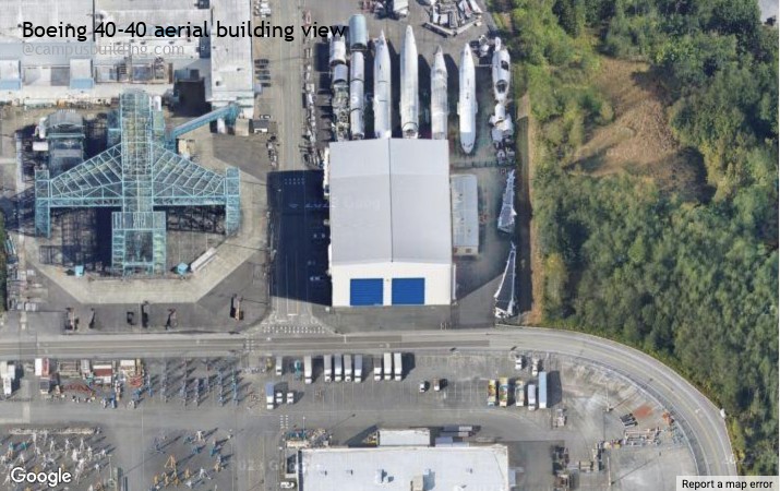 Boeing 40-40 aerial view