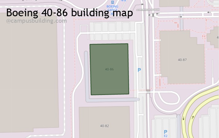 Boeing 40-86 map