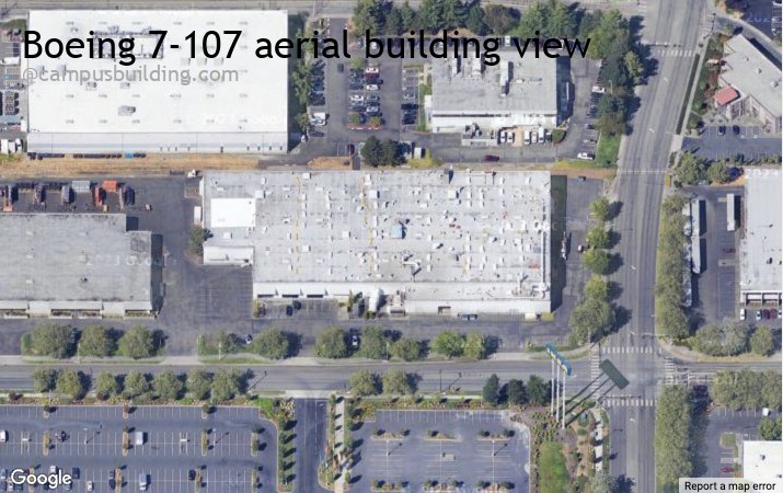 Boeing 7-107 aerial view