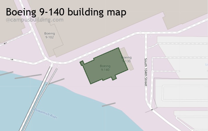 Boeing 9-140 map