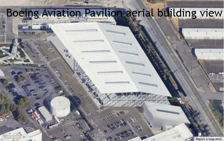 Boeing Aviation Pavilion aerial view