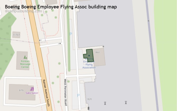 Boeing Boeing Employee Flying Assoc map