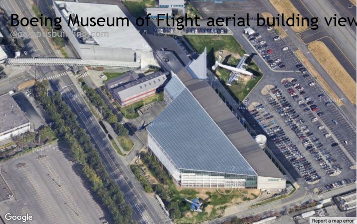 Boeing Museum of Flight aerial view