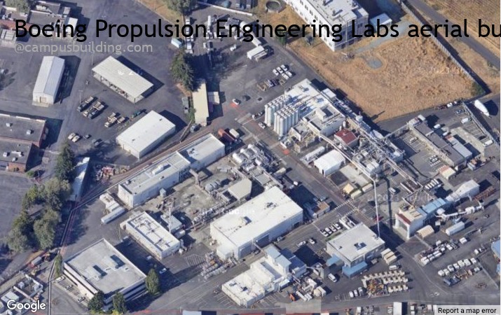 Boeing Propulsion Engineering Labs aerial view