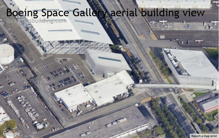 Boeing Space Gallery aerial view