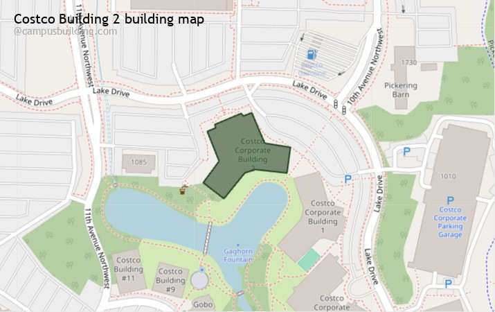 Costco Building 2 map