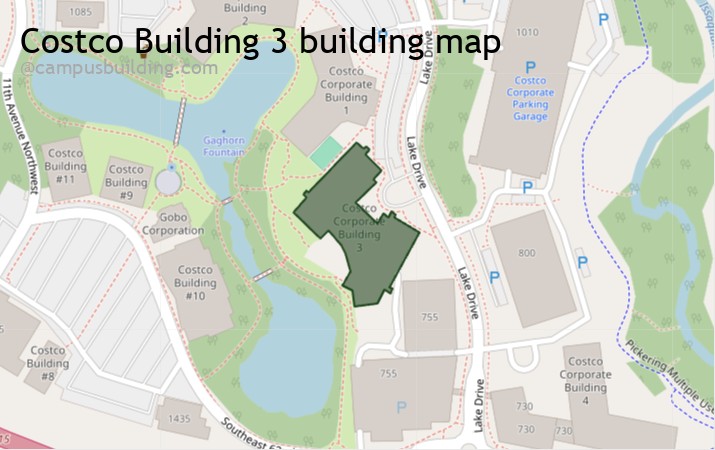 Costco Building 3 map