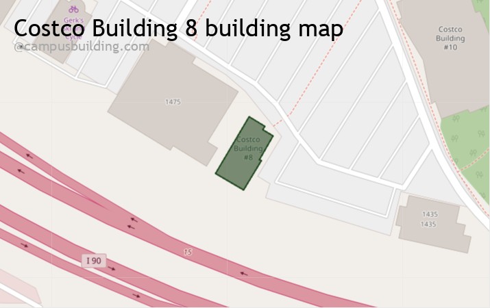 Costco Building 8 map