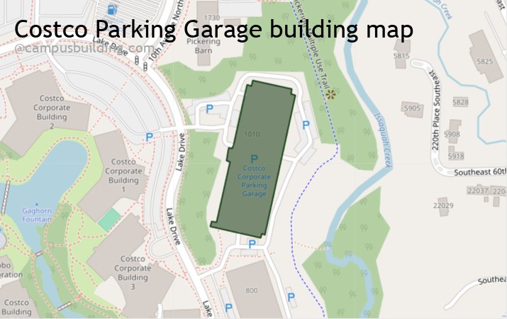 Costco Parking Garage map