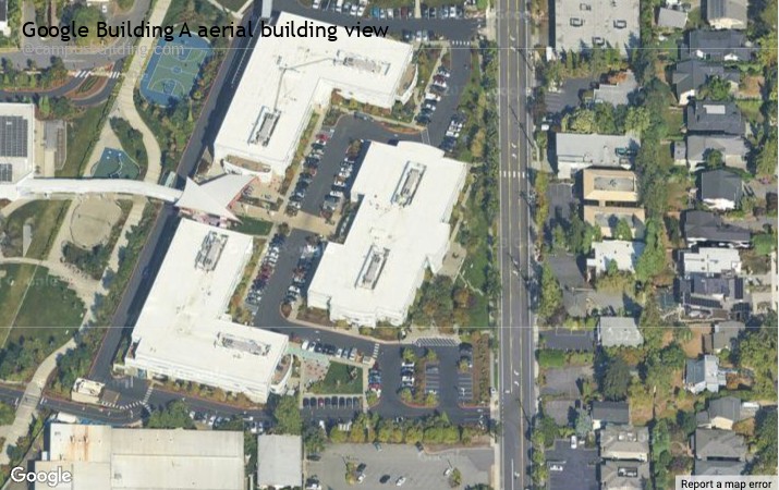 Google Building A aerial view