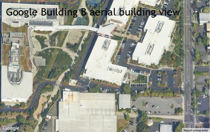 Google Building B aerial view