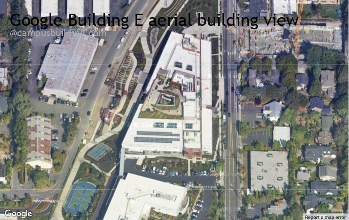 Google Building E aerial view