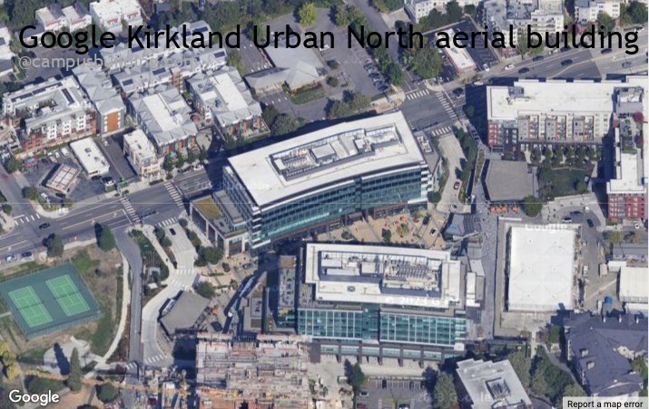 Google Kirkland Urban North aerial view