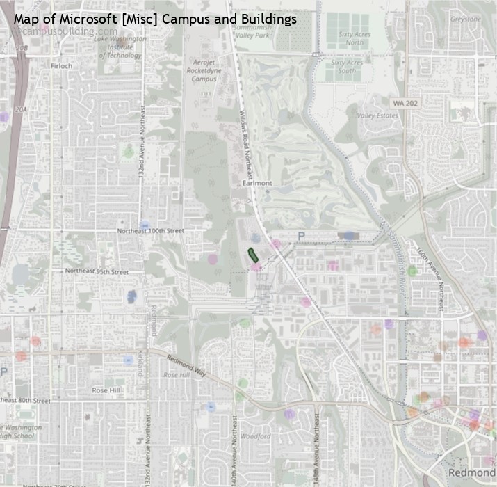 Microsoft [Misc] campus buildings map