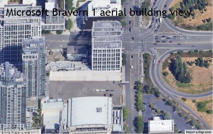 Microsoft Bravern 1 aerial view