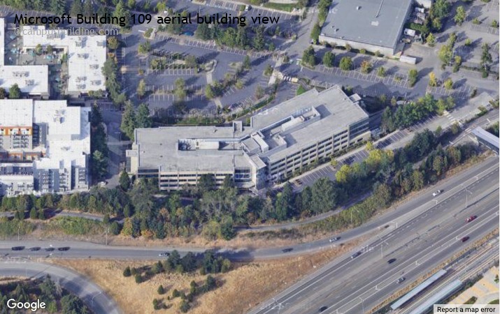 Microsoft Building 109 aerial view