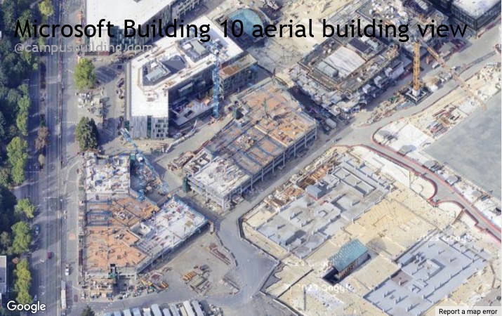 Microsoft Building 10 aerial view