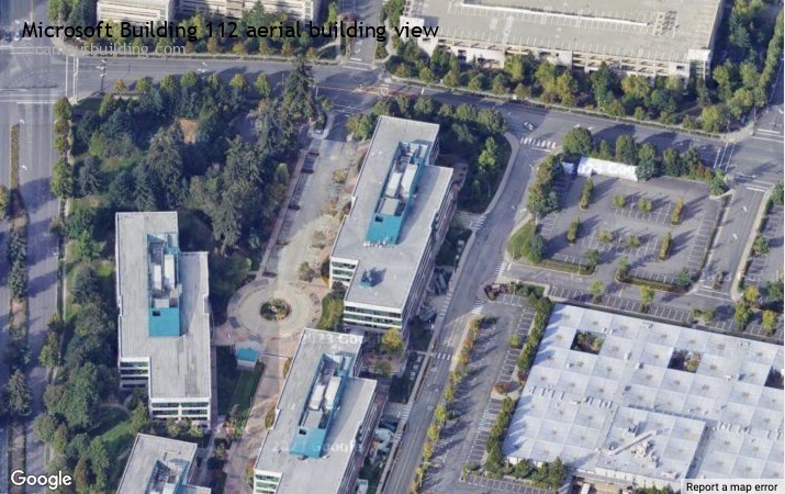 Microsoft Building 112 aerial view