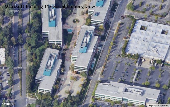 Microsoft Building 113 aerial view