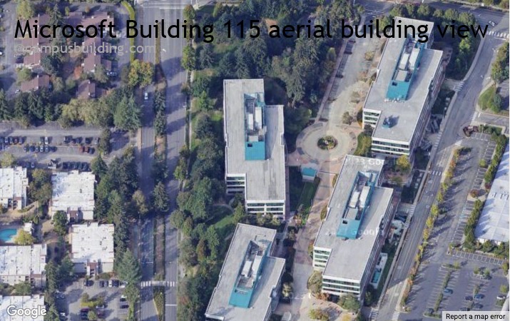 Microsoft Building 115 aerial view