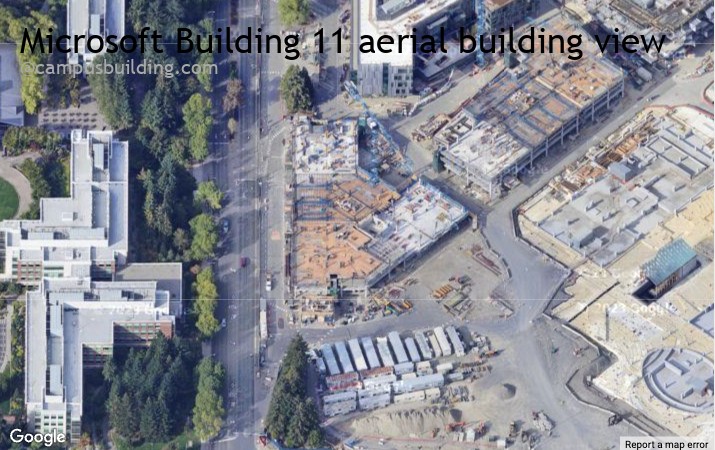 Microsoft Building 11 aerial view