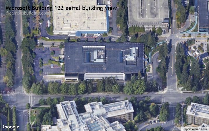 Microsoft Building 122 aerial view