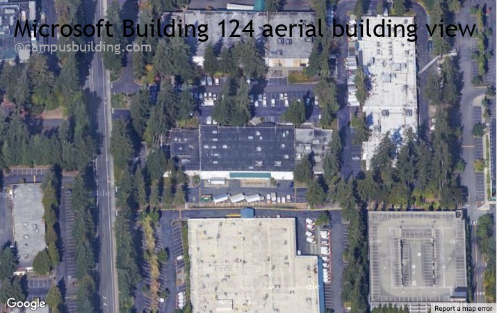 Microsoft Building 124 aerial view