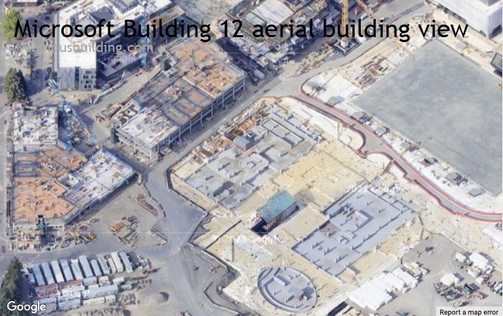 Microsoft Building 12 aerial view