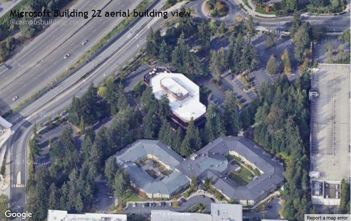 Microsoft Building 22 aerial view