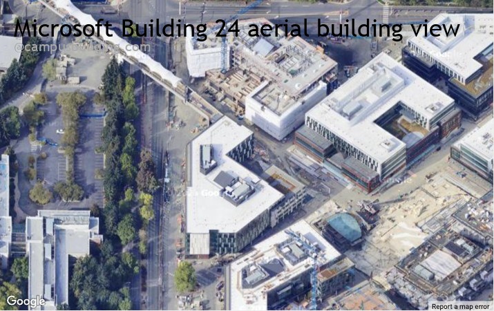 Microsoft Building 24 aerial view