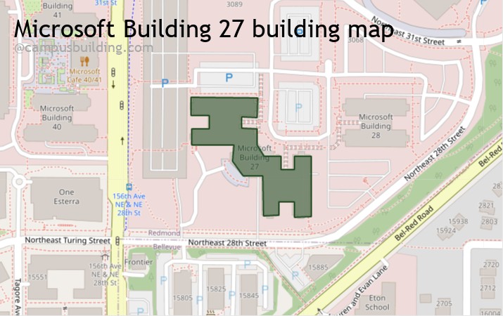 Microsoft Building 27 map